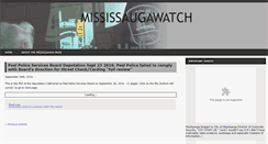 Desktop Screenshot of mississaugawatch.ca